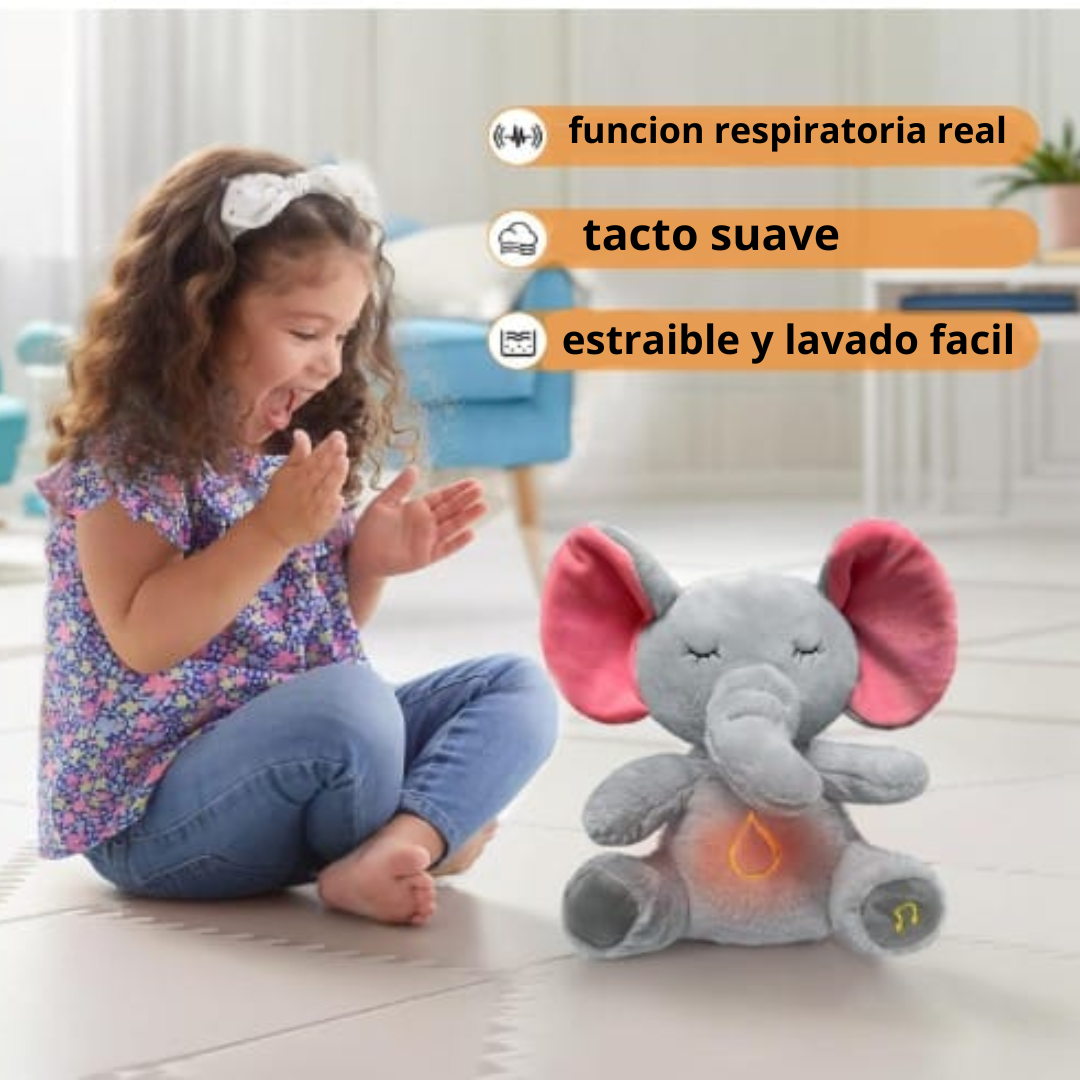 peluche elefante relajante musical